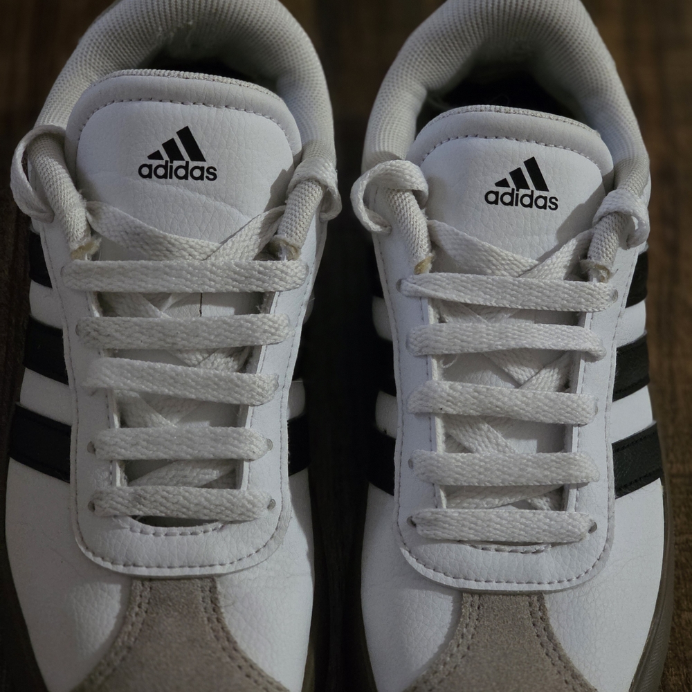 Adidas White and Black Classic Sneakers